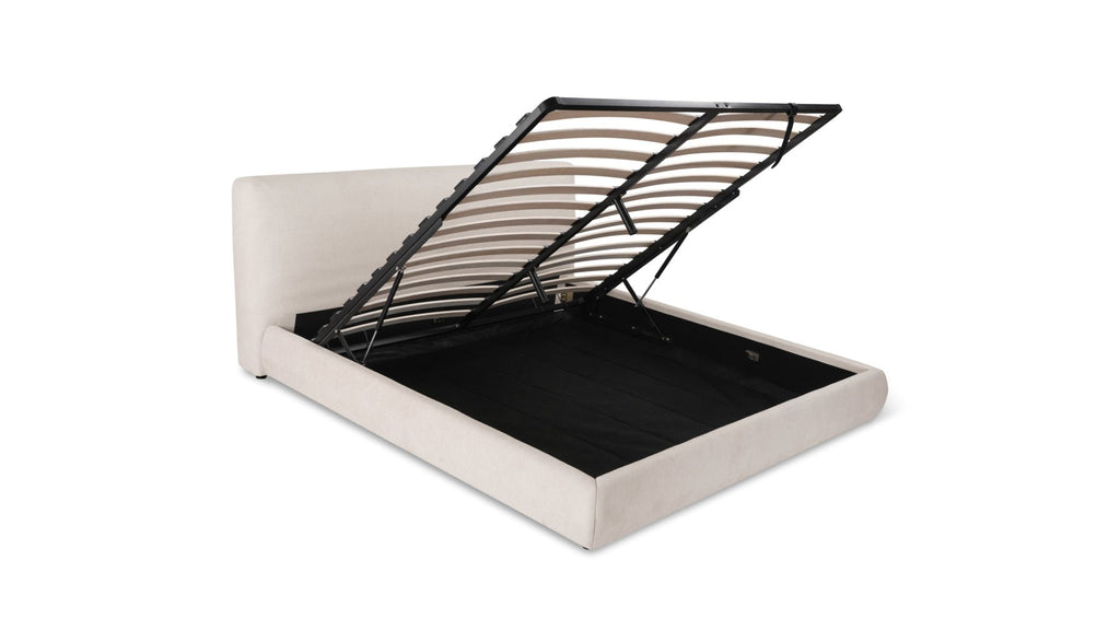 Haven Storage Bed, Queen, Latte