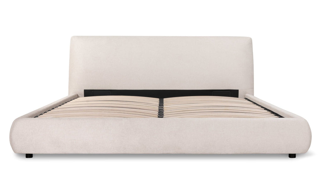 Haven Storage Bed, Queen, Latte