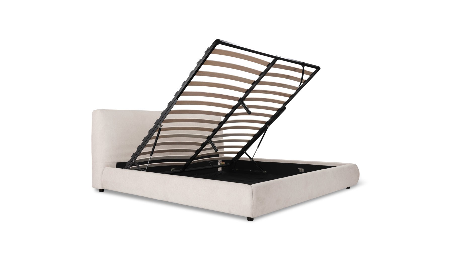 Haven Storage Bed, Queen, Latte