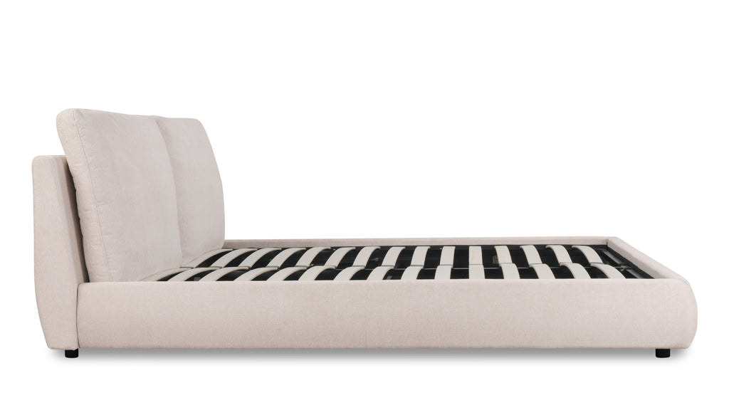 Serene Storage Bed, Queen, Latte
