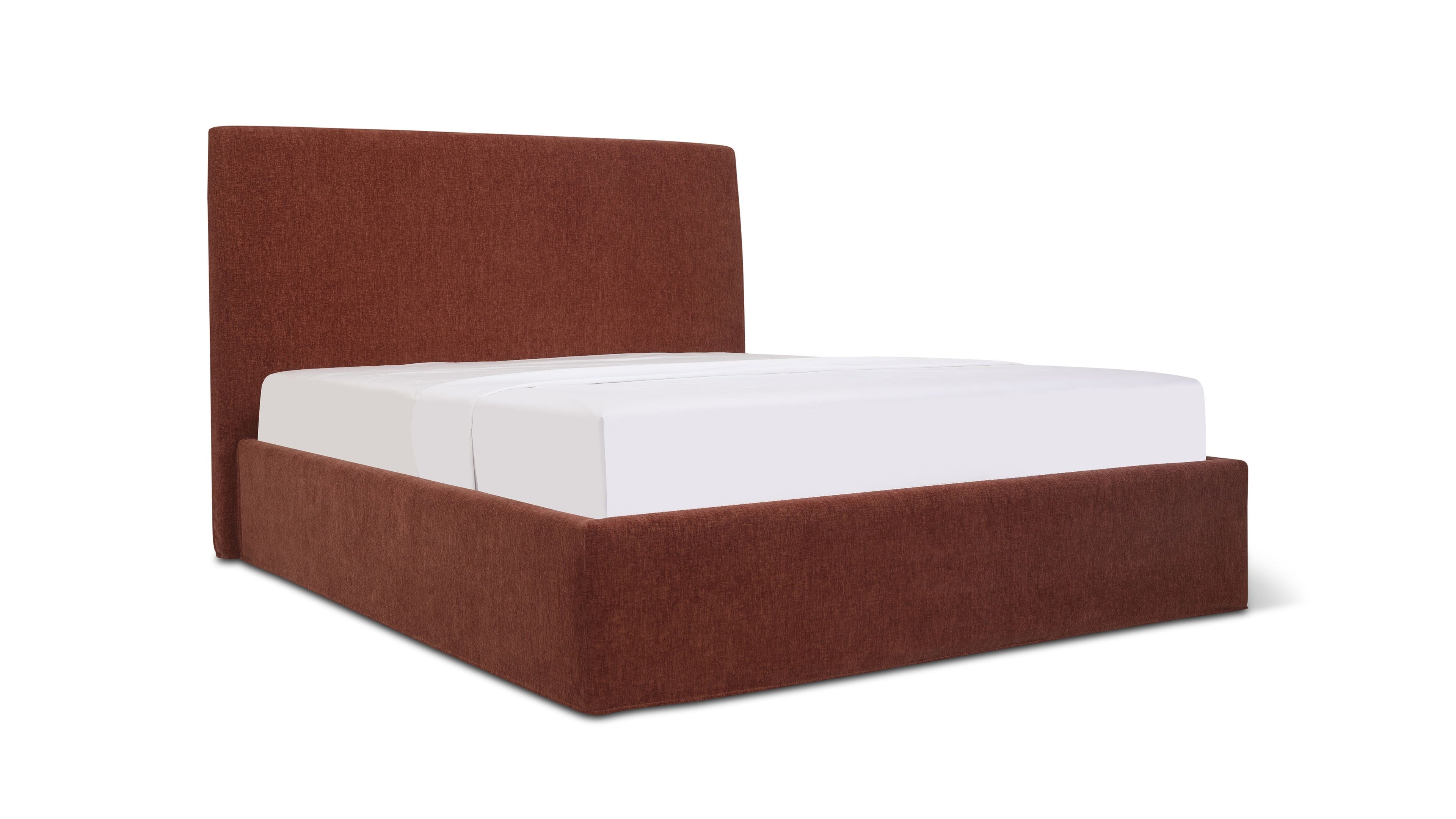 Wave Storage Bed, Queen, Toffee