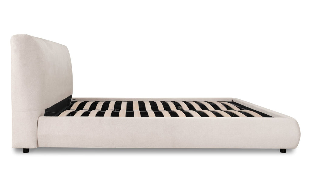 Haven Storage Bed, Queen, Latte