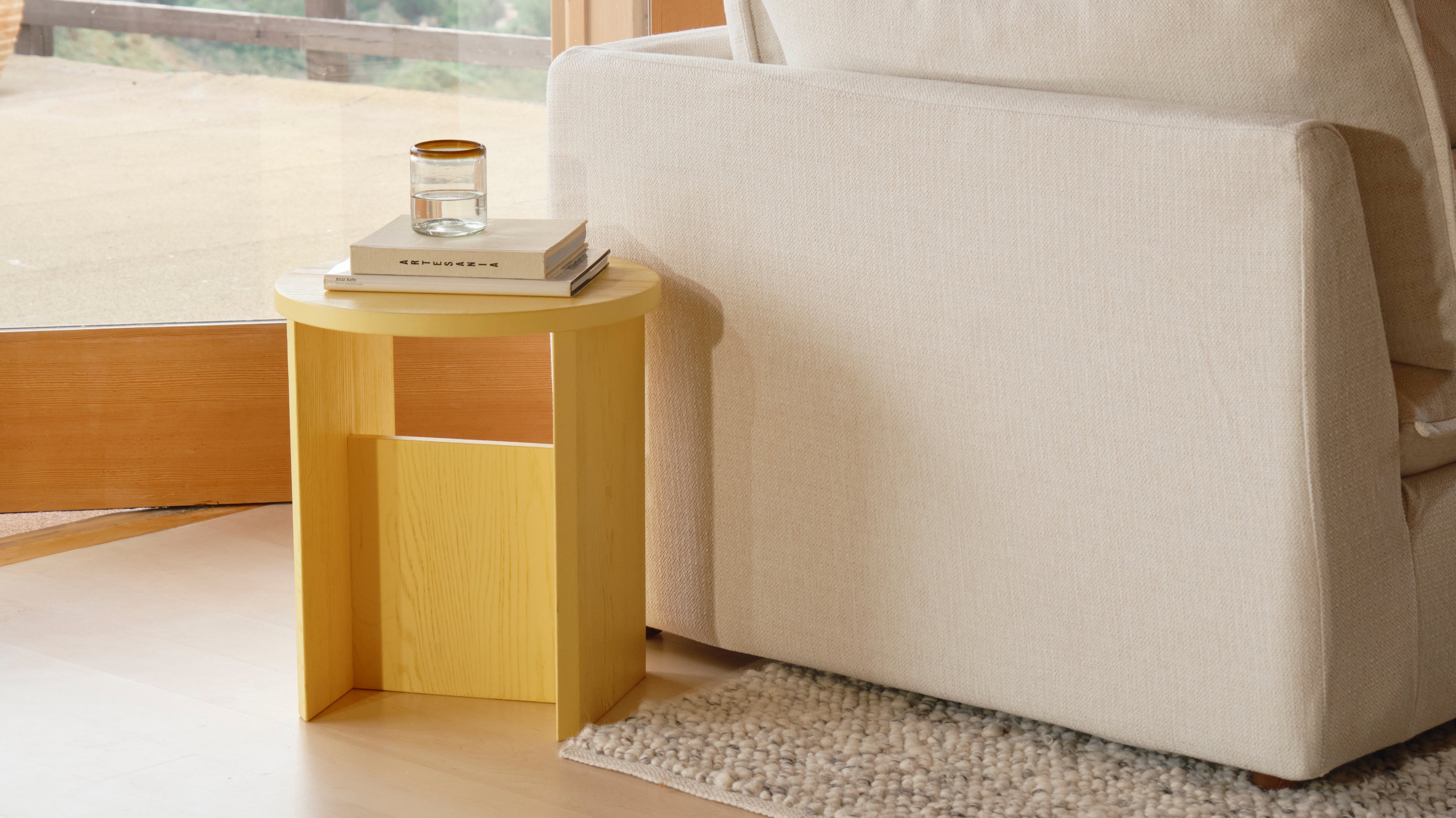 Field Stool, Lemon