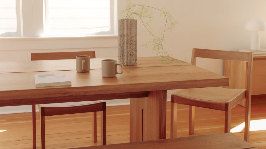 Plane Dining Table, Seats 6-8 People, Oak