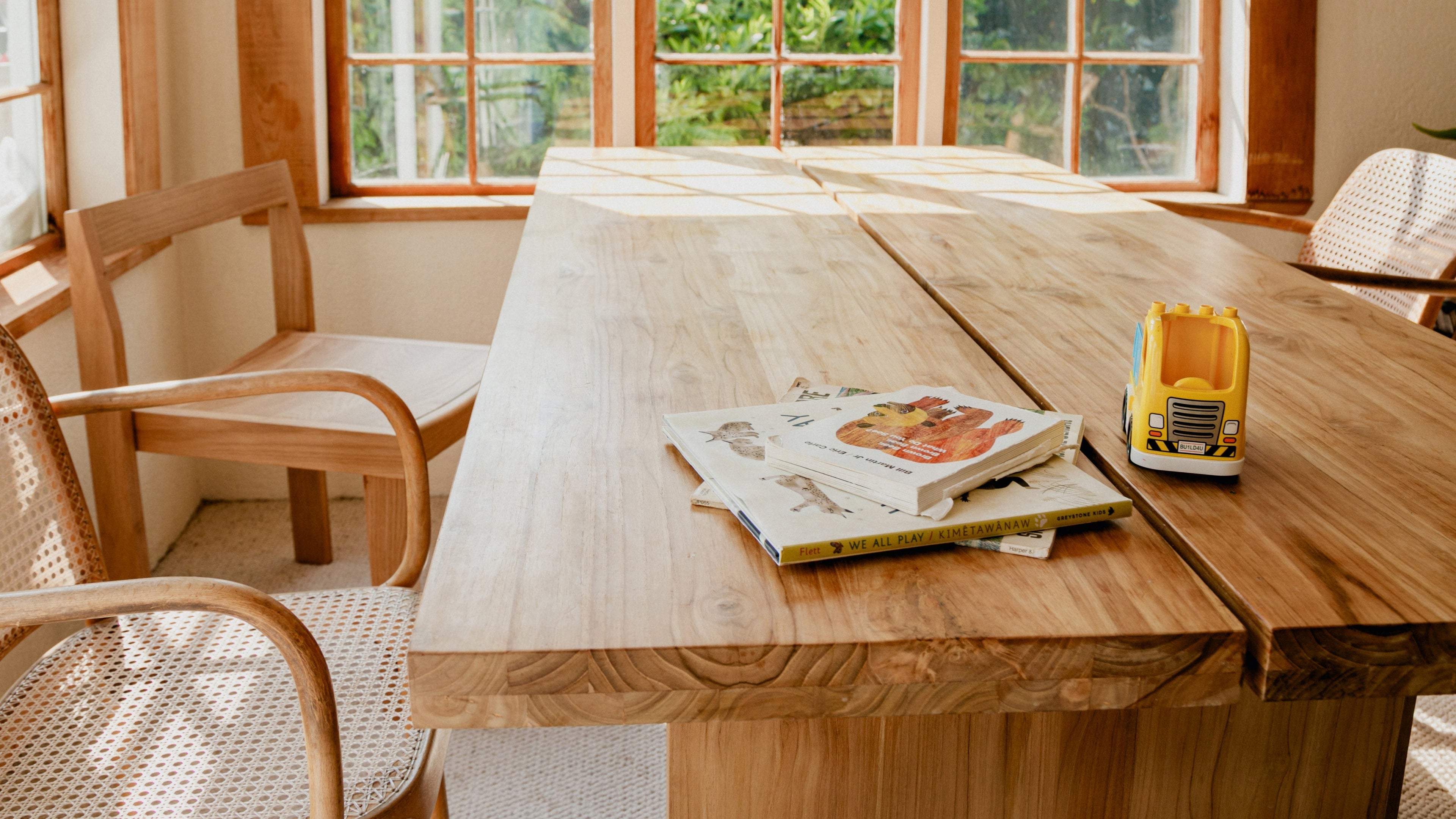Plane Dining Table, Seats 6-8 People, Oak