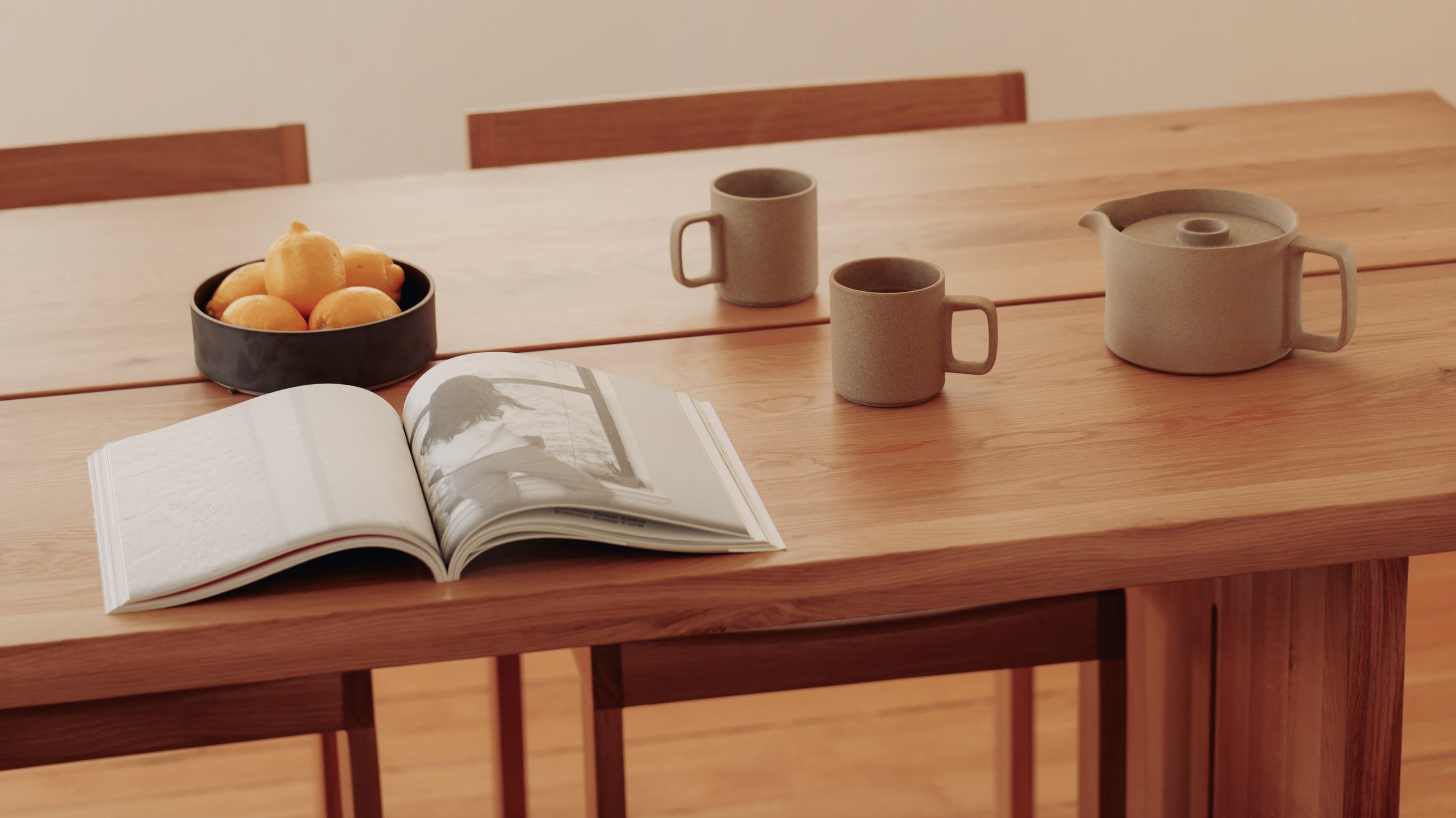 Plane Dining Table, Seats 6-8 People, Oak