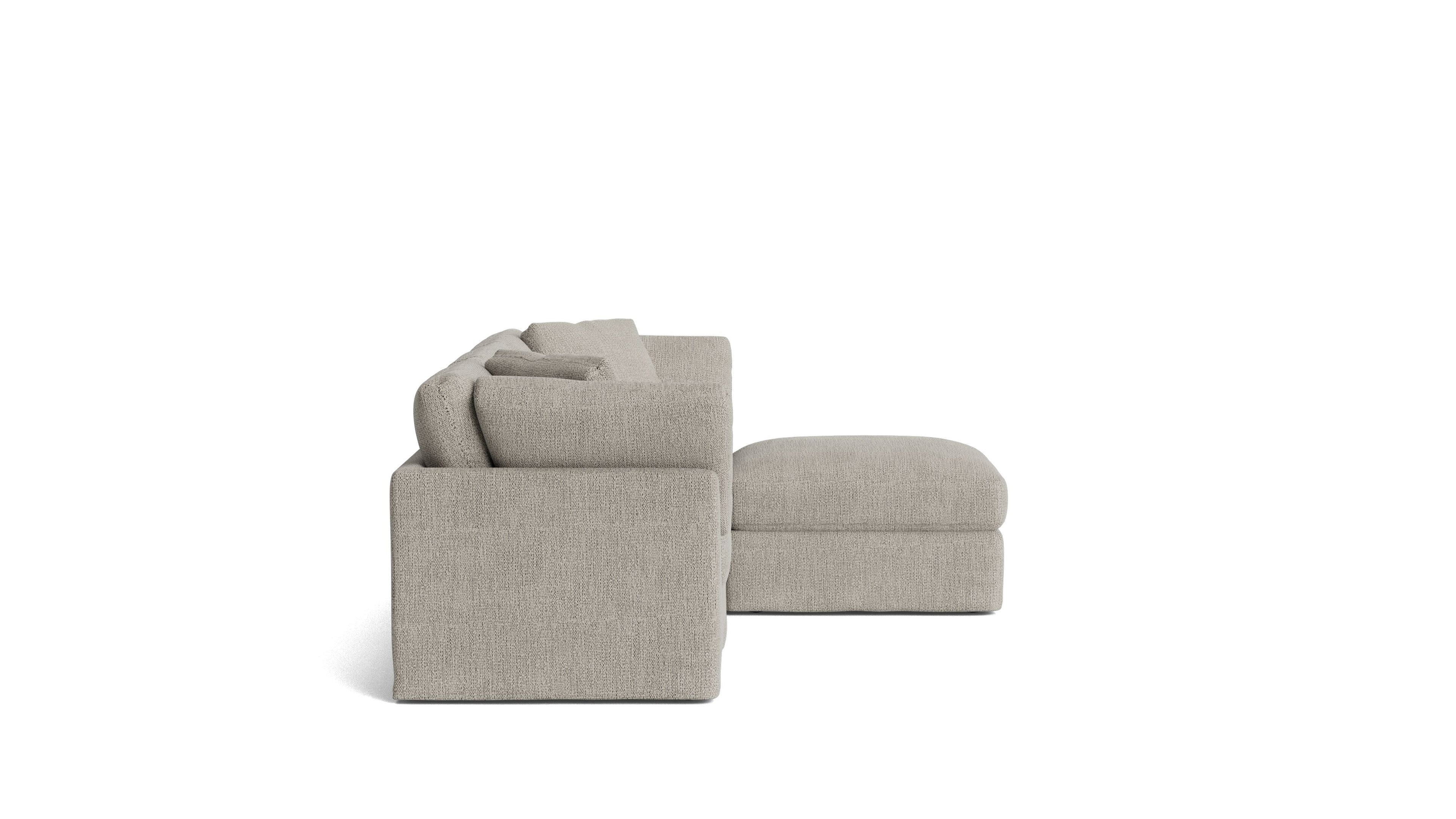 Get Together 4-Piece Modular Sectional, Standard, Oatmeal
