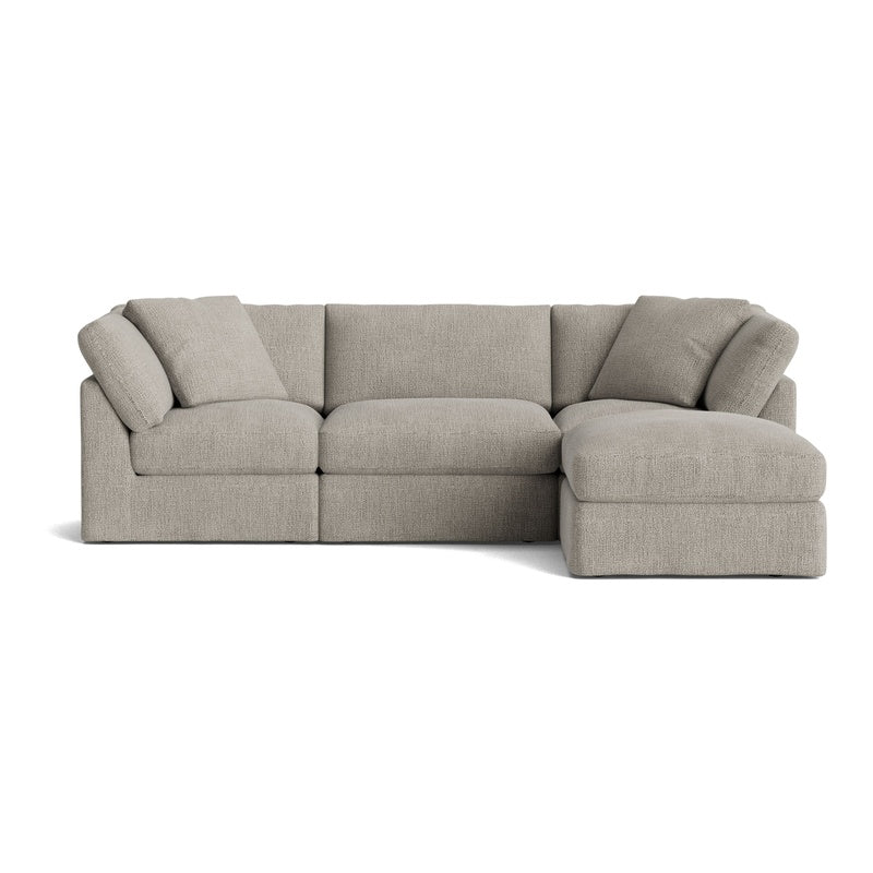 Get Together 4-Piece Modular Sectional, Standard, Oatmeal