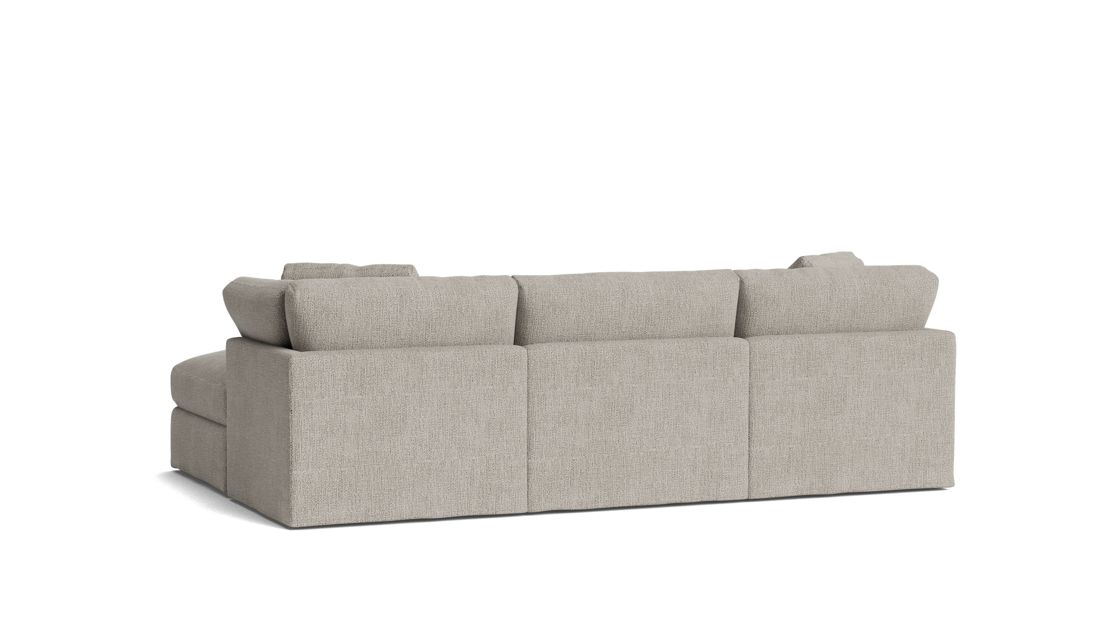 Get Together 4-Piece Modular Sectional, Standard, Oatmeal