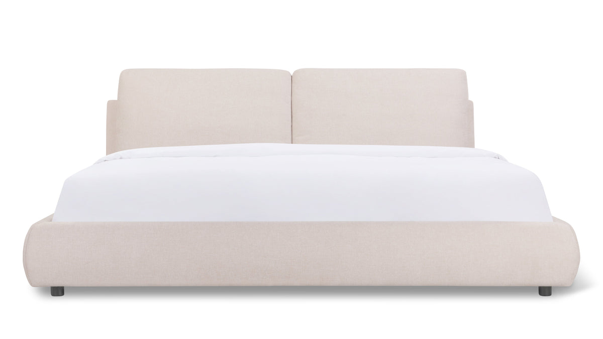 Serene Storage Bed Queen Latte - Full Room View