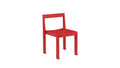 Plane Dining Chair Set of 2 Poppy Solid Ash Wood - Front View