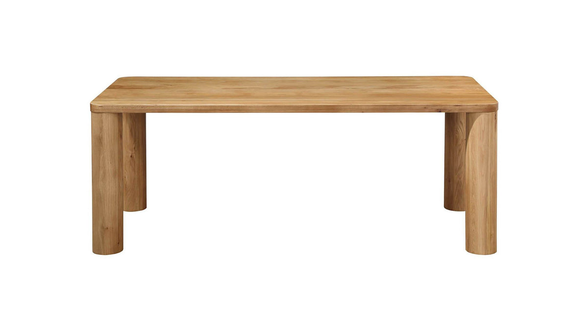 Horizon Dining Table Oak Seats 6-8 - Edge Detail