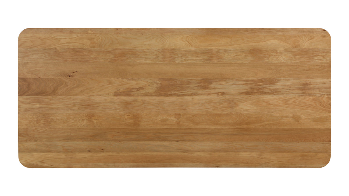 Horizon Dining Table Oak Seats 6-8 - With Chairs