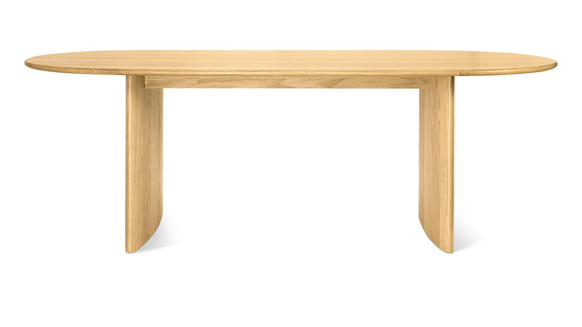 Union Dining Table White Oak Seats 6-8 - Bullnose Edge Detail