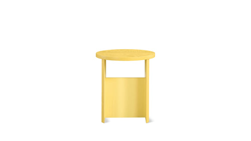 Field Stool Lemon Solid Ash Wood - Front View